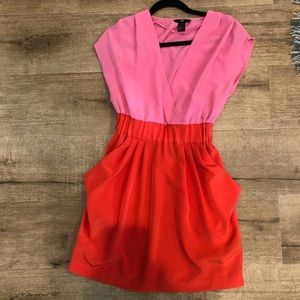Color-blocked Dress